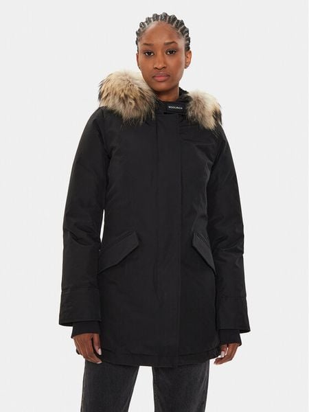 Woolrich Kurtka puchowa Arctic Raccoon CFWWOU0538FR UT0001 Czarny Regular Fit. Czarne kurtki męskie Woolrich, l, bez wzorów, z puchu, bez kaptura. Za 2,679.00 zł.