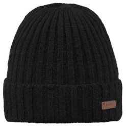 Czapka Barts Haakon. Czarne czapki i kapelusze męskie Barts, na zimę, bez wzorów, z polaru, klasyczne. Za 128.00 zł.