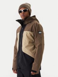 Quiksilver Kurtka snowboardowa Forever Stretch Goretex Jk EQYTJ03477 Brązowy Modern Fit. Brązowe kurtki męskie Quiksilver, na zimę, m, bez wzorów, z gore-texu, sportowe, bez kaptura. Za 1,269.00 zł.