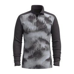 Bluza męska Smartwool Classic Thermal Merino Base Layer 1/4 Zip Boxed. Szare bluzy sportowe męskie Smartwool, m, bez wzorów, z wełny, bez kaptura, trekkingowe. Za 459.99 zł.