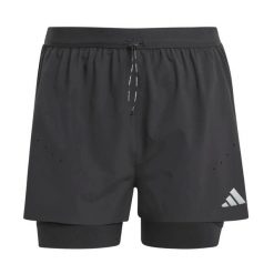 Damskie szorty 2 w 1 adidas 365. Czarne szorty sportowe damskie Adidas, l, bez wzorów, z materiału, sportowe, do biegania. Za 285.50 zł.