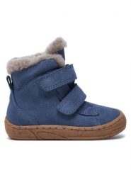 Froddo Kozaki Minni Suede G2110141-6 M Niebieski. Niebieskie buty zimowe chłopięce Froddo, bez wzorów, ze skóry, bez zapięcia. Za 359.99 zł.