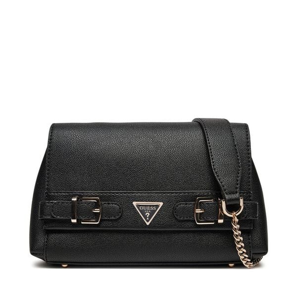 Torebka Guess. Czarne torebki do ręki damskie Guess, z aplikacjami, klasyczne, bez dodatków. Za 339.99 zł.