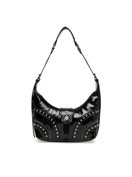 DeeZee Torebka C-DZE-S-012-08 Czarny. Czarne torebki do ręki damskie DeeZee, bez wzorów, z materiału, bez dodatków. Za 139.99 zł.