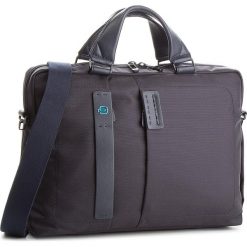 Torba na laptopa PIQUADRO - CA1903P16 Granatowy. Niebieskie torby na laptopa damskie Piquadro, z materiału. W wyprzedaży za 639.00 zł.