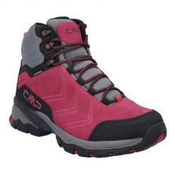 Buty trekkingowe damskie CMP Melnick Mid. Czerwone obuwie sportowe damskie CMP, za kostkę, trekkingowe. Za 528.00 zł.