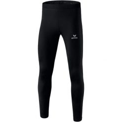 Zimowe spodnie do biegania Erima Performance czarne. Czarne spodnie sportowe męskie Erima, na zimę, xl, bez wzorów, z elastanu, do biegania. Za 395.99 zł.
