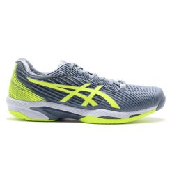 Buty tenisowe męskie Asics Solution Speed FF 2 AC. Niebieskie buty sportowe męskie Asics, bez zapięcia, tenisowe. Za 619.99 zł.