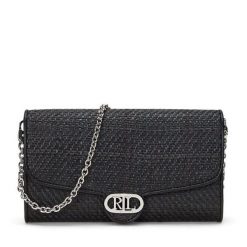 Torebka LAUREN RALPH LAUREN. Czarne torebki do ręki damskie Lauren Ralph Lauren, bez wzorów, wizytowe, bez dodatków. Za 619.99 zł.