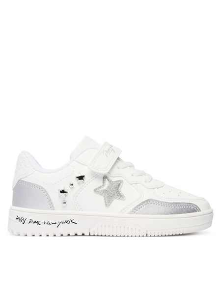 Primigi Sneakersy 2458900 Biały. Białe buty sportowe dziewczęce Primigi, bez wzorów, bez zapięcia. Za 199.99 zł.