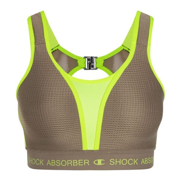 Stanik do biegania Shock Absorber Ultimate Run Bra Padded. Szare biustonosze Shock Absorber, bez wzorów. Za 179.99 zł.