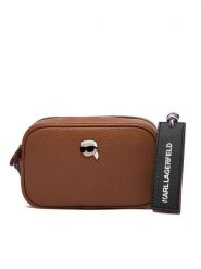 KARL LAGERFELD Torebka A4W30248 Brązowy. Brązowe torebki do ręki damskie KARL LAGERFELD, bez wzorów, ze skóry, bez dodatków. Za 519.99 zł.
