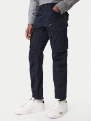 G-Star Raw Spodnie materiałowe Rovic D02190-5126 Granatowy Regular Fit. Niebieskie spodnie materiałowe męskie G-Star Raw, m, bez wzorów, z materiału, retro. Za 579.99 zł.
