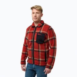 Bluza polarowa męska Jack Wolfskin Felslicht Check. Brązowe bluzy męskie Jack Wolfskin, m, bez wzorów, z polaru, bez kaptura. Za 529.99 zł.