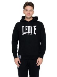 Męska bluza bokserska z kapturem. Białe bluzy męskie LEONE 1947 APPAREL, m, bez wzorów, z kapturem, na fitness i siłownię. Za 324.17 zł.