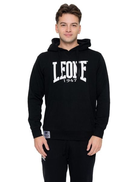 Męska bluza bokserska z kapturem. Białe bluzy męskie LEONE 1947 APPAREL, m, bez wzorów, z kapturem, na fitness i siłownię. Za 189.41 zł.