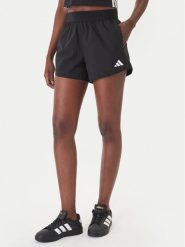 Adidas Szorty sportowe Pacer Workout Flex KC9554 Czarny Regular Fit. Czarne szorty sportowe damskie Adidas, s, bez wzorów, z syntetyku, sportowe, na fitness i siłownię. Za 149.99 zł.