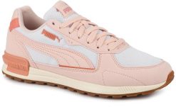 Damskie buty sneakersy PUMA Graviton 380738-64. Białe obuwie sportowe damskie Puma, bez wzorów, z jeansu, trekkingowe. Za 169.00 zł.