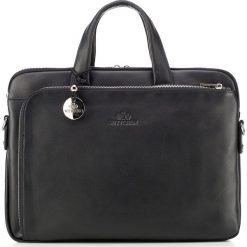 Torba na laptopa. Czarne torby na laptopa damskie Wittchen, bez wzorów, ze skóry. W wyprzedaży za 799.90 zł.