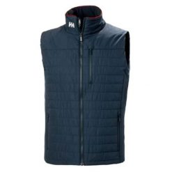 Kamizelka Męska Helly Hansen Crew Ins. Niebieskie kurtki męskie Helly Hansen, m, bez wzorów, z materiału, sportowe, bez kaptura. Za 599.00 zł.