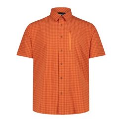 Koszula męska CMP 35S7807. Brązowe koszule męskie CMP, m, bez wzorów, sportowe, bez kołnierzyka, bez ramiączek. Za 266.15 zł.