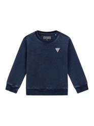 Guess Bluza N5YQ06 KCYC0 Granatowy Regular Fit. Niebieskie bluzy dla chłopców Guess, z aplikacjami, z bawełny, bez ramiączek, bez kaptura. Za 119.99 zł.
