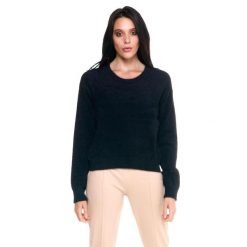 Odzież sportowa z ściągacze na co dzień na siłownię. Czarna bluzy sportowe damskie LEONE 1947 APPAREL, bez wzorów, z poliesteru, bez kaptura, na fitness i siłownię. W wyprzedaży za 178.93 zł.