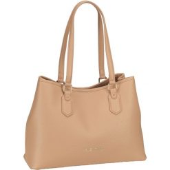 Valentino by Mario Valentino Torba shopper Valentino Bags Brixton Shoulder Bag VBS7LX01NERO czarny - sztuczna skóra Torby na zakupy 1 ct Nude Damski. Czarne torby na ramię damskie Valentino by Mario Valentino, bez wzorów, z materiału, eleganckie, na ramię, bez dodatków. Za 470.99 zł.