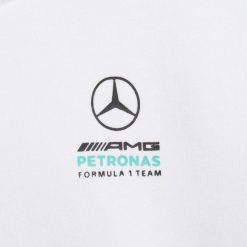 Bluzka Z Długim Rękawem I Spodnie Dresowe Dla Niemowląt Mercedes - Amg Petronas. Białe spodenki niemowlęce Adidas, bez wzorów, z dresówki, długie. Za 239.00 zł.