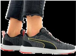 Buty damskie PUMA Softride Vital. Czarne obuwie sportowe damskie Puma, bez wzorów, z dzianiny, do biegania. Za 238.22 zł.