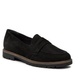 Lordsy Tamaris. Czarne mokasyny damskie Tamaris. Za 239.99 zł.