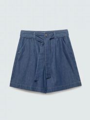 Szorty damskie jeansowe granatowe Linasa 544. Niebieskie szorty damskie Big Star, na lato, s, bez wzorów, z denimu, eleganckie, z podwyższonym stanem. Za 159.99 zł.