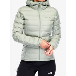 Kurtka puchowa damska Columbia Lake 22 II Down Hooded Jacket. Zielone kurtki damskie Columbia, bez wzorów, z puchu, bez kaptura, trekkingowe. Za 589.99 zł.