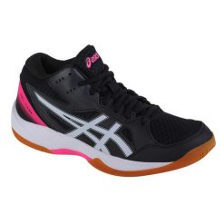 Buty do siatkówki damskie, ASICS Gel-Task MT 3. Czarne obuwie sportowe damskie Asics, bez wzorów, z materiału, do siatkówki. Za 544.00 zł.