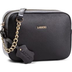 Torebka LASOCKI - BRT-071 Black. Czarne listonoszki damskie Lasocki, ze skóry. Za 139.99 zł.