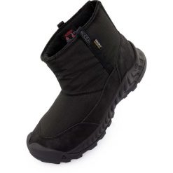KEEN Hood NXIS Pull On WP damskie buty zimowe czarne 37. Czarne obuwie sportowe damskie Keen, bez wzorów, z gumy, trekkingowe. Za 415.99 zł.