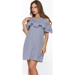 Sukienka w kolorze biało-niebieskim. Sukienki damskie marki Bessa, Moonlight. W wyprzedaży za 132.95 zł.