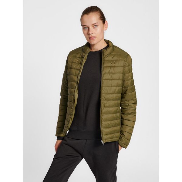 Damska kurtka puchowa Hummel Red. Zielone kurtki damskie Hummel, xs, bez wzorów, z materiału, bez kaptura. Za 238.00 zł.