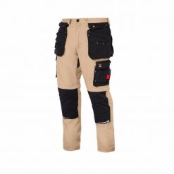 PROCERA Spodnie wielofunkcyjne w kolorze khaki 48. Brązowe spodnie sportowe męskie PROCERA, m, bez wzorów. Za 91.00 zł.