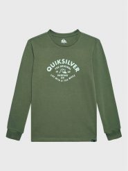 Quiksilver Bluzka Script Talk EQBZT04514 Zielony Regular Fit. Zielone koszule dla chłopców Quiksilver, bez wzorów, z bawełny, bez kołnierzyka, bez ramiączek. Za 89.99 zł.