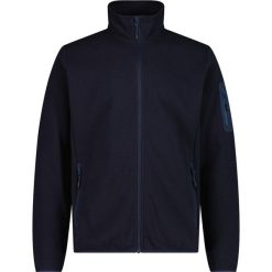 Bluza zippowana z technicznej siateczki CMP. Czarne bluzy męskie CMP, bez wzorów, z materiału, z kapturem. Za 253.90 zł.