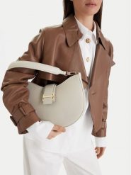 GINO ROSSI Torebka 1-2 Szary. Szare torebki do ręki damskie Gino Rossi, bez wzorów, z materiału, bez dodatków. Za 229.99 zł.