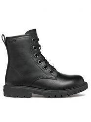 Geox Kozaki J Shaylax Girl J46EXD 00043 C9999 M Czarny. Czarne buty zimowe dziewczęce Geox, bez wzorów, ze skóry, bez zapięcia. Za 339.99 zł.