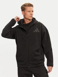 Adidas Bluza Z.N.E. JE7538 Czarny Regular Fit. Czarne bluzy męskie Adidas, m, bez wzorów, z bawełny, bez kaptura. Za 449.99 zł.