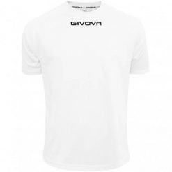 Męska Koszulka Piłkarska One Mac010007. Białe koszulki sportowe męskie Givova, m, bez wzorów, bez kołnierzyka, bez ramiączek, do piłki nożnej. Za 57.99 zł.