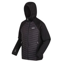 Kurtka uniwersalna męska Regatta Hybridjacke Andreson Vii. Czarne kurtki męskie Regatta, na zimę, m, bez wzorów, z materiału, trekkingowe. Za 271.20 zł.