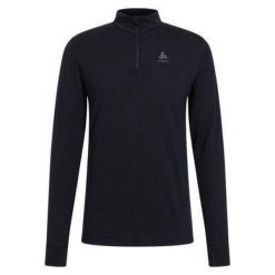 Koszulka męska Odlo BL TOP turtle neck l/s half zip MERINO 2. Czarne bielizna termoaktywna męska Odlo, l. Za 499.99 zł.