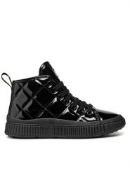 Geox Sneakersy J Laquinny Girl J46M3B 000HH C9999 M Czarny. Czarne buty sportowe dziewczęce Geox, bez wzorów, ze skóry, bez zapięcia. Za 149.99 zł.