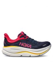 Hoka Buty do biegania Bondi 9 1162012 Granatowy. Niebieskie obuwie sportowe damskie HOKA, bez wzorów, z materiału, do biegania. Za 499.99 zł.