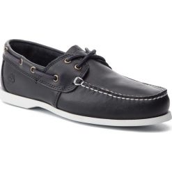 Mokasyny TIMBERLAND - Cedar Bay Boat Shoe TB0A199P4101 Navy Full Grain. Mokasyny męskie marki Timberland. Za 529.99 zł.